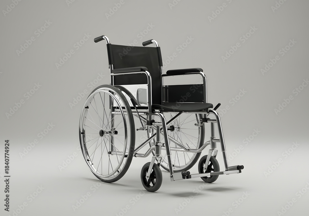 Fototapeta premium Modern wheelchair studio shot