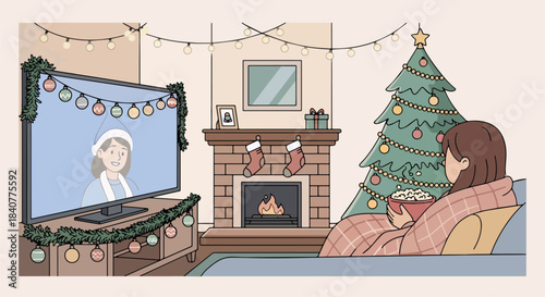 Warm Fireplace Christmas – Peaceful Holiday Moments for Merry Christmas