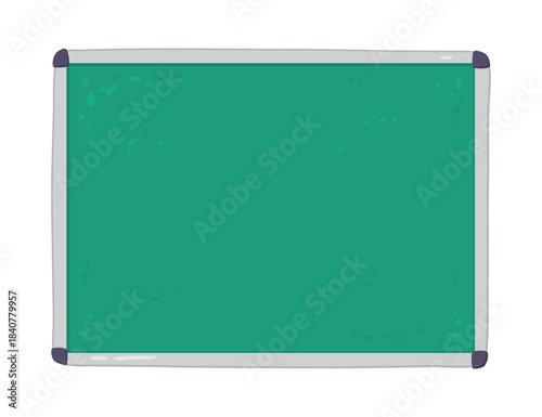 Blank green modern chalkboard illustration isolated vector