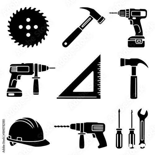 set of tools vector