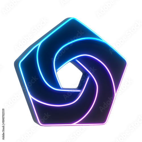 Abstract Loop Shape Icon