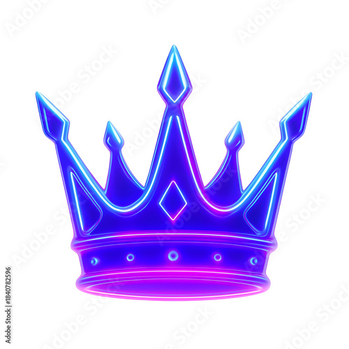 Neon Royal Crown Icon