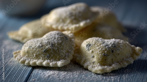 Fresh Ravioli Pasta, Italian Food, Homemade Meal, Delicious