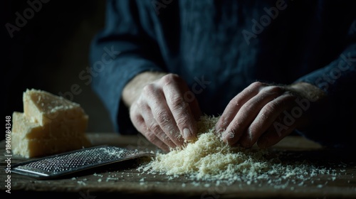 Grated Parmesan Cheese, Italian Food, Cooking Ingredient