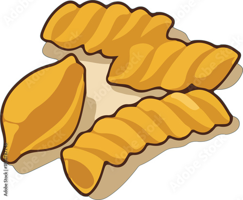 Illustration of Shell Pasta