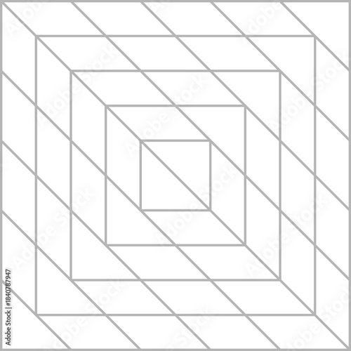 Seamless pattern. Ethnic ornament. Triangles, polygons background. Tribal wallpaper. Ethnical image. Triangle shapes mosaic. Ancient motif. Textile print backdrop. Digital paper. Web design. Vector.