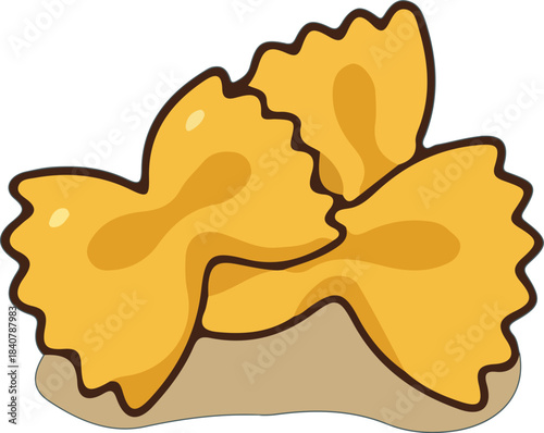 Illustration of Farfalle Pasta