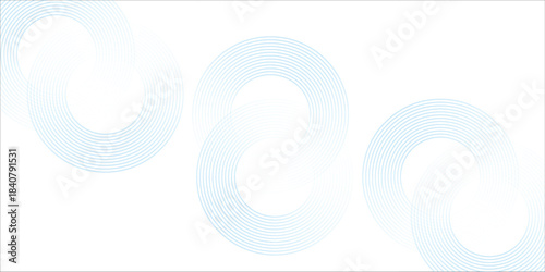 modern.Interlocking Circular Rings Abstract Design With Gradient Lines For Modern Visuals