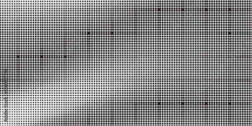 grunge Halftone white and black dots pattern and black gradient grunge texture background. Dotted line comic sport style vector illustration