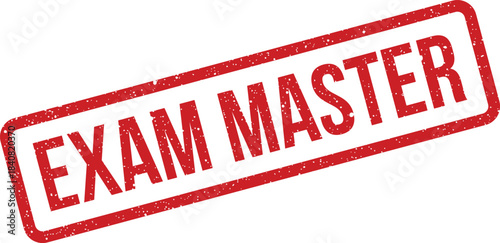 Grungy impression mark signifying an individual achieved full understanding in academic or professional testing