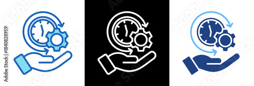 Time Management triplestyle icon