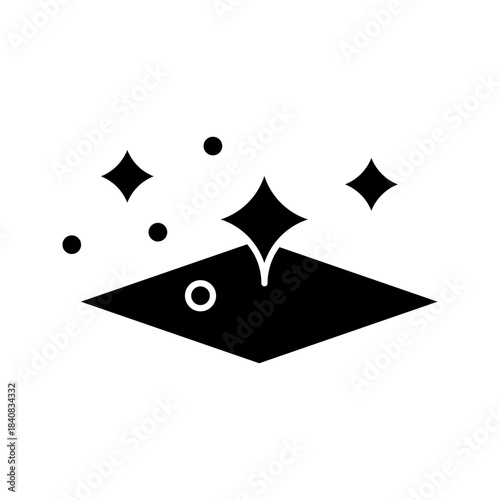 clean surface icon, easy cleaning,  for mobile concept and web design. vector illustration on white background, eps10