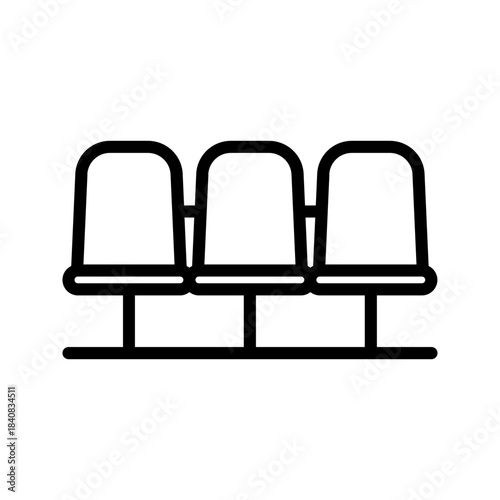 Waiting Room icon for graphic, web, logo, app, UI symbol.