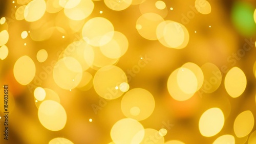 abstract gold bokeh background. Christmas or New Year concept