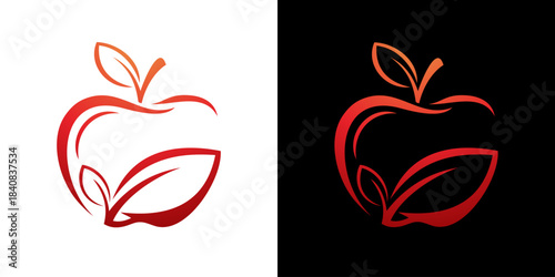 read apple and leaf logo