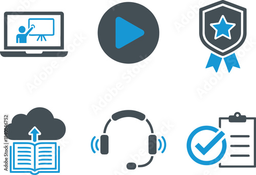 A versatile vector design featuring a rich palette of RGB grayscale and primary colors with bold typography options