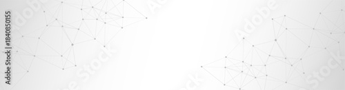 Geometric Data Visualization Structure  Science and Technology Web Banner