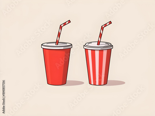 soda drink clipart, cola paper cup, drink cup doodle, fast food cola vector, beverage container art, soda cup emoji style, cute soft drink vector, fizzy soda cartoon, striped cup illustration, takeawa