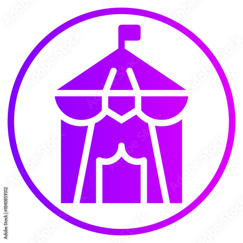 circus gradient icon