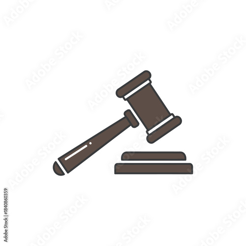 Fototapeta Naklejka Na Ścianę i Meble -  gavel and hammer