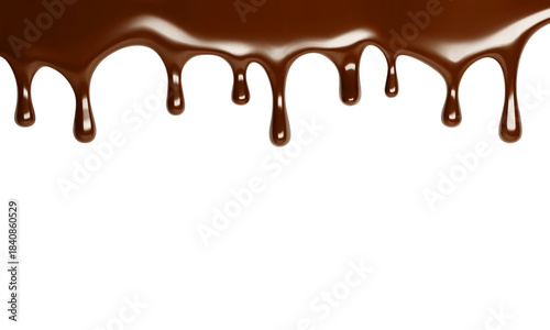 Melted Dripping Chocolate Transparent PNG for Dessert, Candy, Pastry, Ice Cream, Bakery and Sweet Food Design Elements