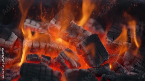 Macro Fire Embers Glow
