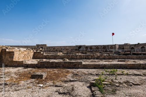 Gaziantep castle, Gaziantep Kalesi in the old town of Gaziantep, Turkey, it is a historical landmark popular for tourists.