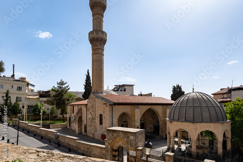 Sirvani Mosque, a landmark mosque in Gaziantep, Turkey, located in southwest of Gaziantep Castle.