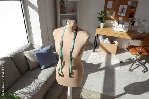 Mannequin with tape measure...