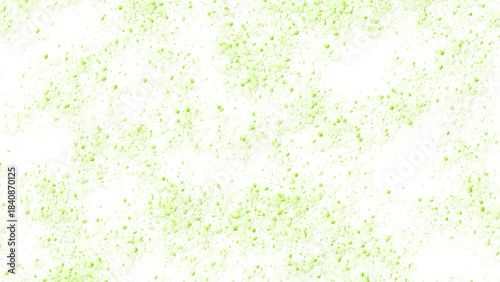 Light green spotted droplet paint backdrop for decoration