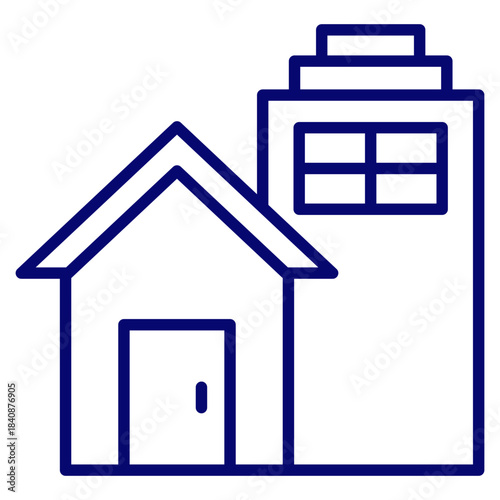 real estate icon vector