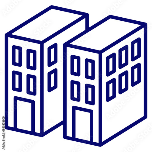 apartment icon vector