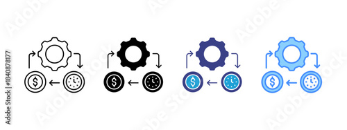 Effective icon set multiple style collection