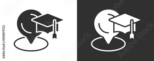 Placeholder Icon Set Vector Collection Isolated In Black And White
