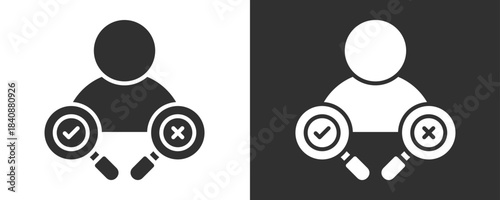 Feasibility Icon Set Vector Collection Isolated In Black And White