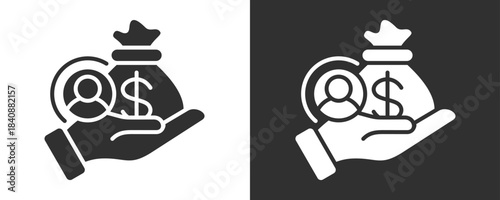 Sales Enablement Icon Set Vector Collection Isolated In Black And White