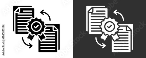 Quality Standard Icon Set Vector Collection Isolated In Black And White