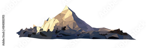 mountain icon set featuring hiking trails, snowy peaks, and nature landscapes. Perfect for camping symbols, travel illustrations, adventure designs, and outdoor exploration graphics.