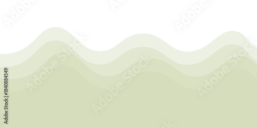 Abstract wavy shape with transparency suitable for various design projects