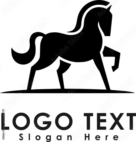 Designing a new visual identity: abstract logo text template for creative business concepts