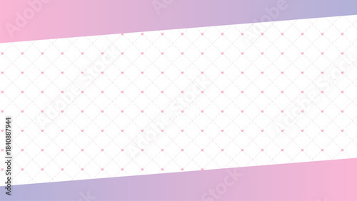 パステルハート背景素材【16:9素材シリーズ】