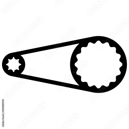 bike chainring set icon