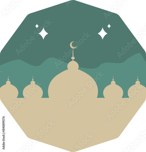Ramadhan Mosque Decoration Element