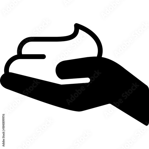 foam icon illustration design with solid