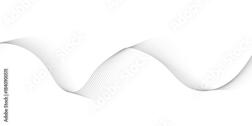 Premium abstract background design with wave line pattern texture in luxury pastel color.