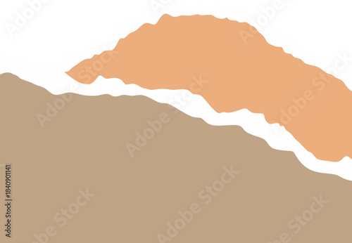 Ripped Torn Paper Border Element