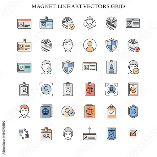 Magnet Illustration – Attraction, Magnetic Force, and Science Concept