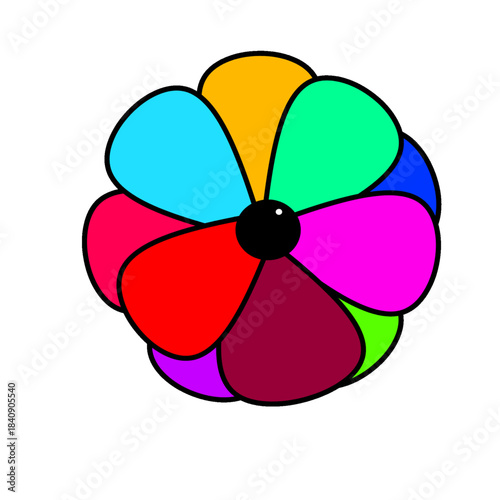 colorful pinwheel toy