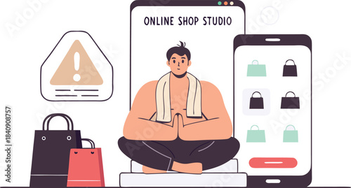 Zen e-commerce success coaching for mindful entrepreneurs seeking calm online shop management and increased sales through strategic spiritual guidance online