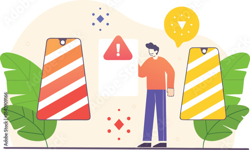 Troubleshooting mobile app problems with attention to errors and warnings, using modern technology to solve issues, focusing on solutions and support